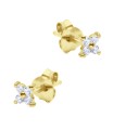 Shining CZ Crystal Silver Stud Earring STS-6158